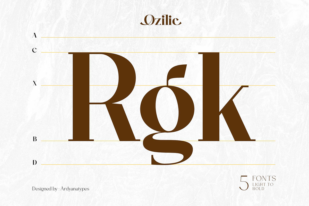 Ozilic, a Serif Font by Ardyanatypes (Photo 8 of 12)