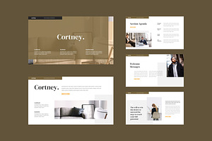 Cortney - Google Slide Template