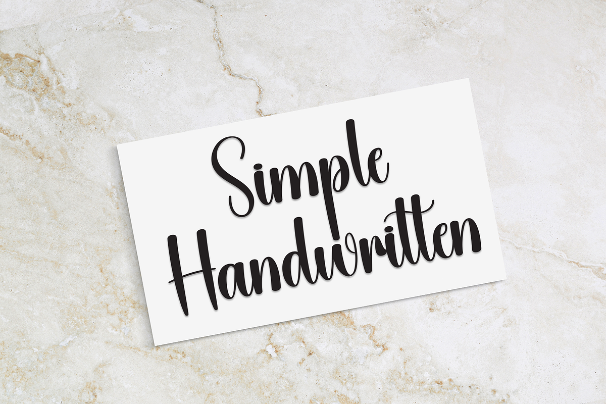 Minimalist | Script Font, a Handwritten Font by Scratchones (Photo 5 of 8)
