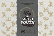 Wild South: 60 Frontier Vectors, an Object Illustration by lettett (Thumbnail 1 of 8)
