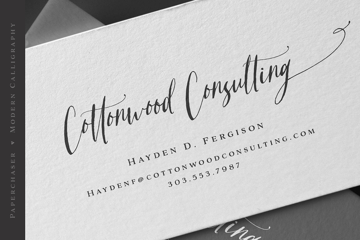 Paperchaser Calligraphy preview 7