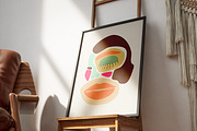 Abstract Face Printable Wall Art, a Background Graphic by C Design Studio (Thumbnail 3 of 16)