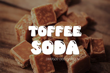 Bubble Display Font - Toffee Soda