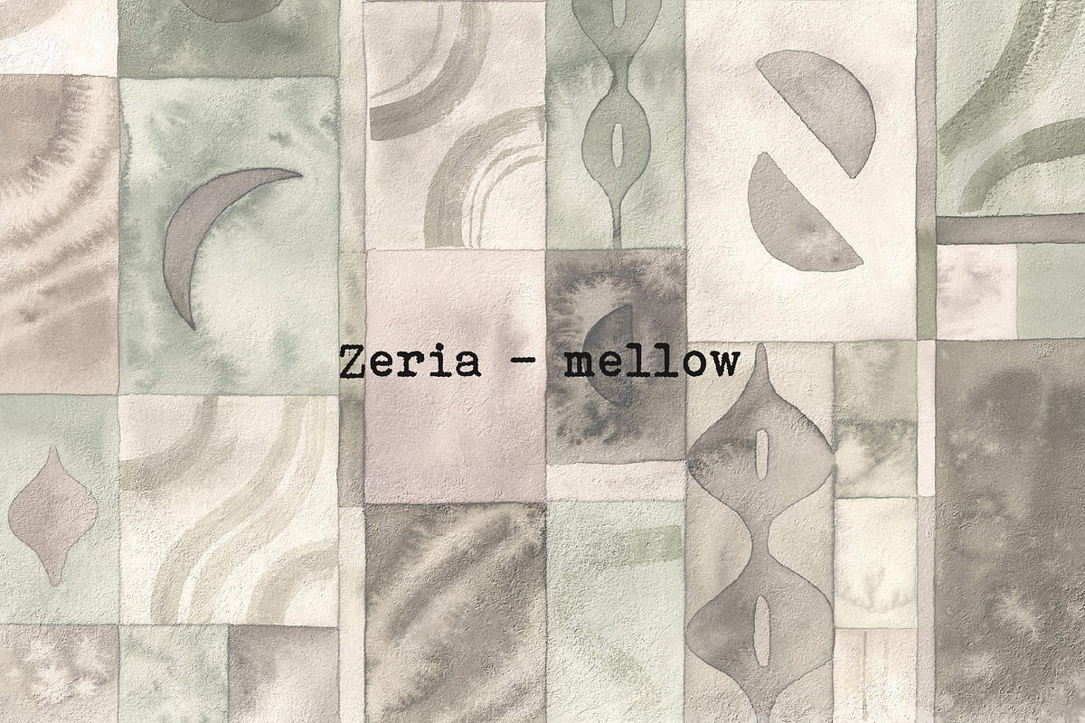 Zeria watercolor abstract wall mural, a Wallpaper Graphic by Timofi Art (Photo 5 of 19)