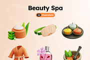 Beauty Spa 3D Icons, an Object 3D Model by Rakata Studio (Thumbnail 7 of 7)