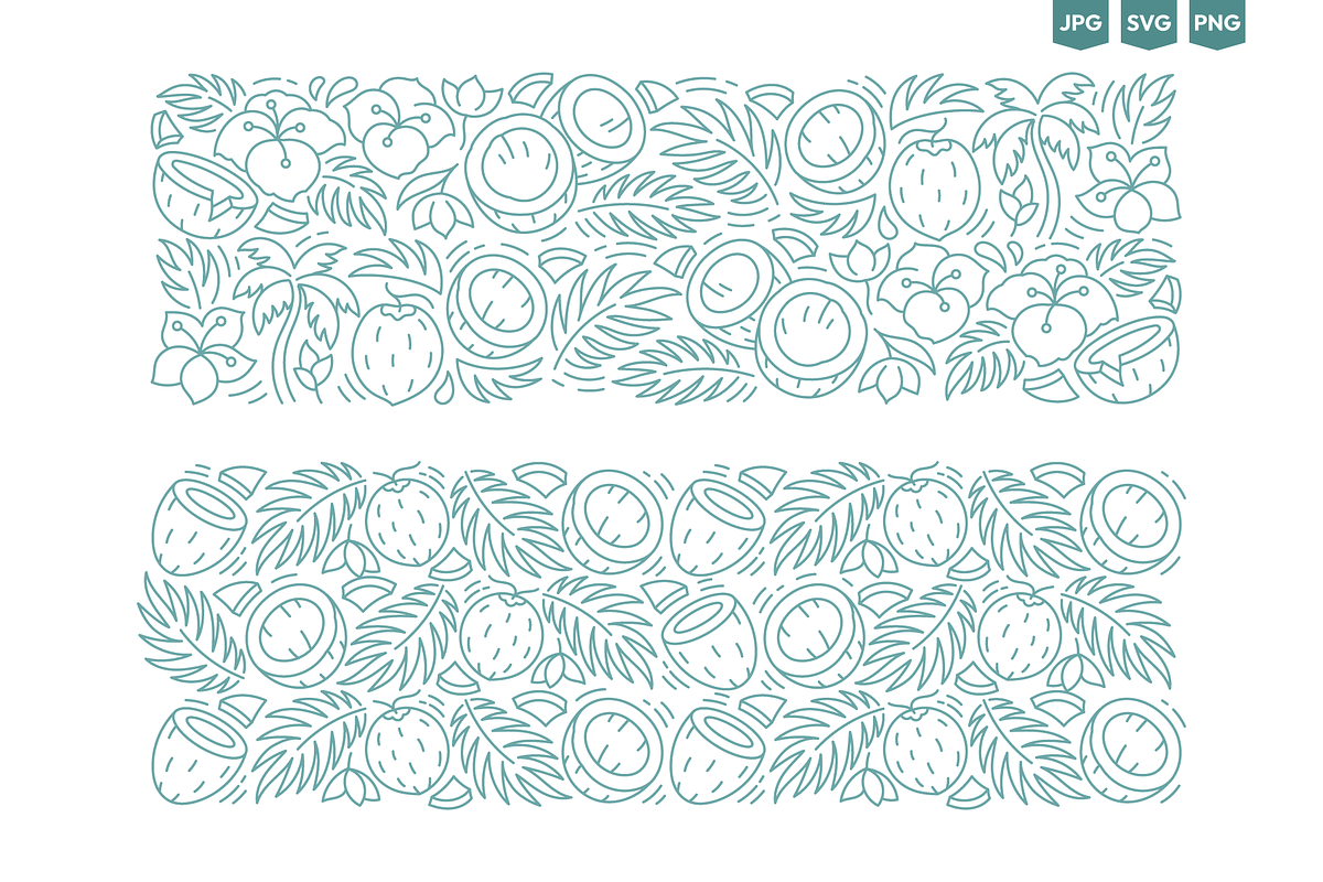 Tropical Doodles, Vector Set, a Decorative Illustration by Ilia Design (Photo 7 of 11)