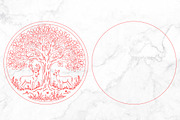 Tree Of Life Laser Cut SVG, an Object Graphic by Rose Art (Thumbnail 3 of 3)