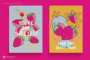 Strawberries & Cherries Graphics Set, a Graphic by Youandigraphics (Thumbnail 5 of 15)