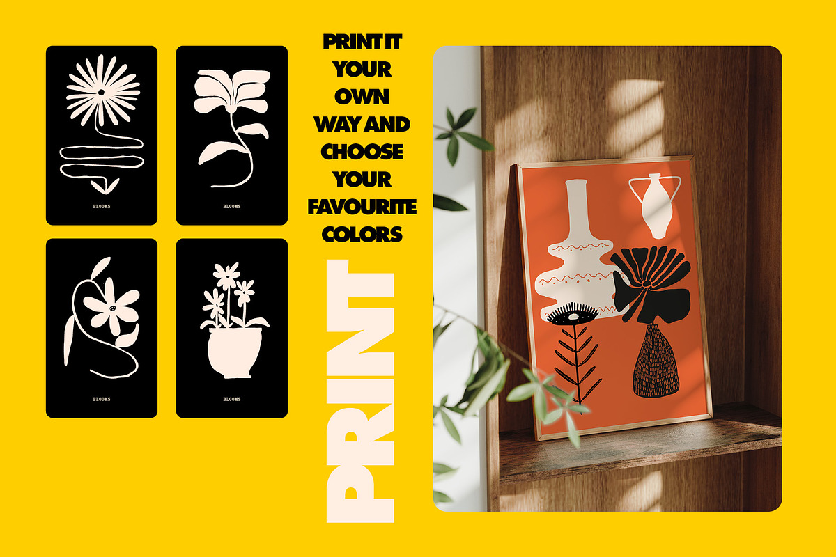 Botanical Vases Illustration Set, a Decorative Illustration by dicreate (Photo 15 of 18)