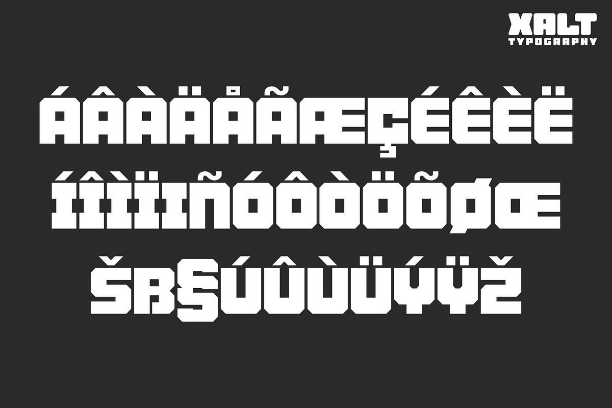SAY – Big & Bold Modern Display Font, a Sans Serif Font by XALT Typography (Photo 5 of 6)