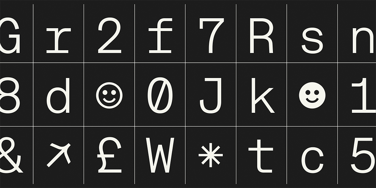 Approach Mono, a Sans Serif Font by Emtype Foundry (Photo 6 of 15)