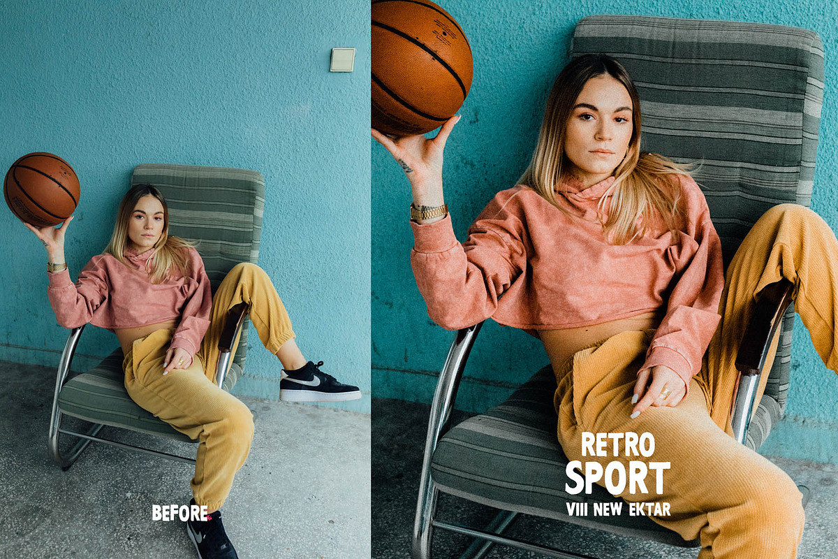 Retro Sport Lightroom Presets, an Action Add-On by Presetrain Co. (Photo 2 of 8)