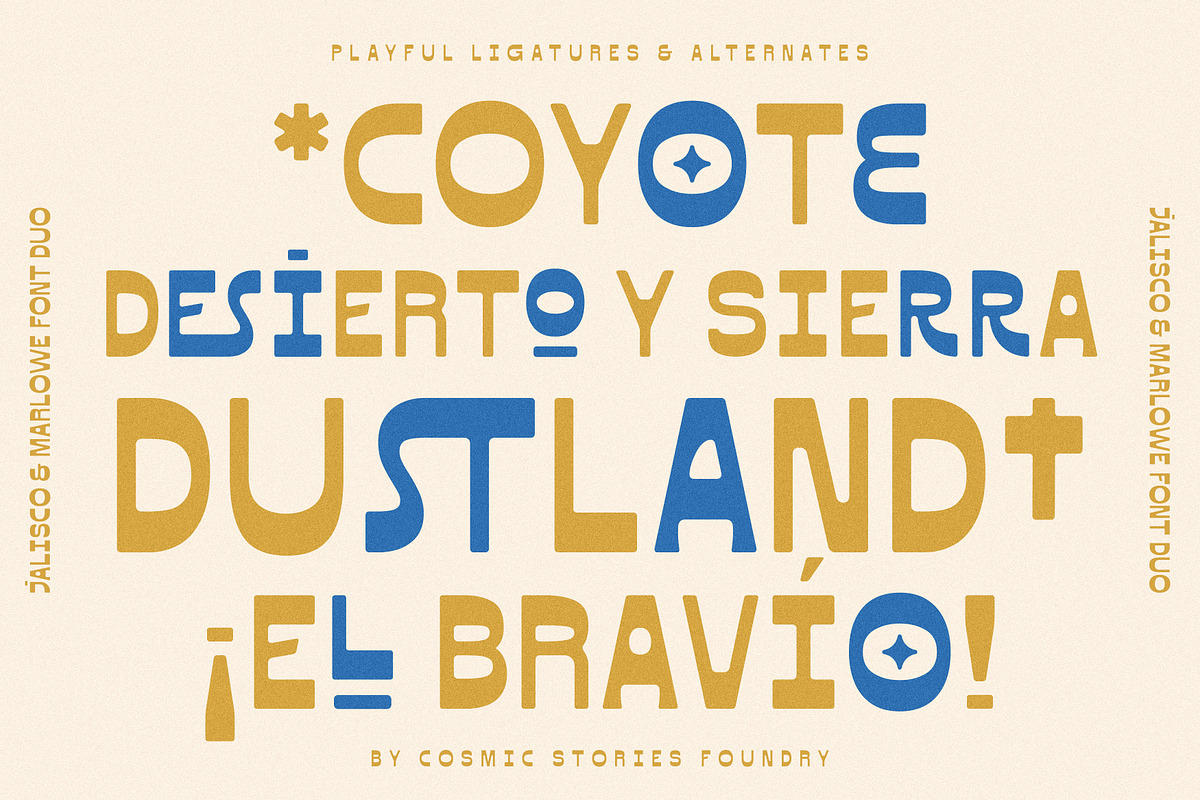 Jalisco & Marlowe Display Font Duo, a Font by CarmineType (Photo 8 of 17)