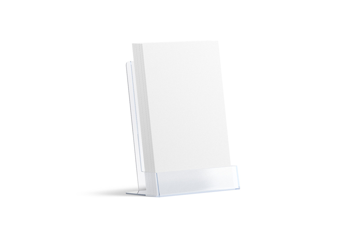 Acrylic A5 Flyer Holder 3D Model, an Object 3D Model by rebrandy (Photo 1 of 7)