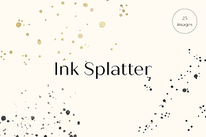 Ink Splatter Texture