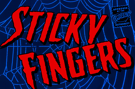 Sticky Fingers, a Font by Comicraft Fonts
