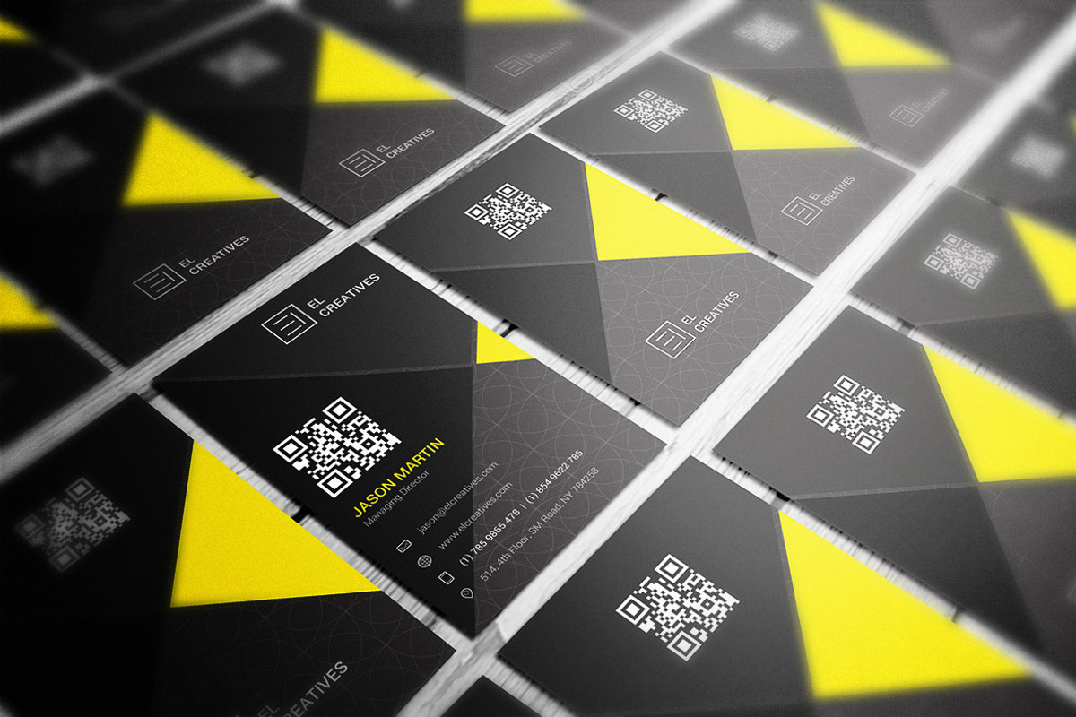 Dark Creative Business Card, a Business Card Template by bouncy (Photo 2 of 4)