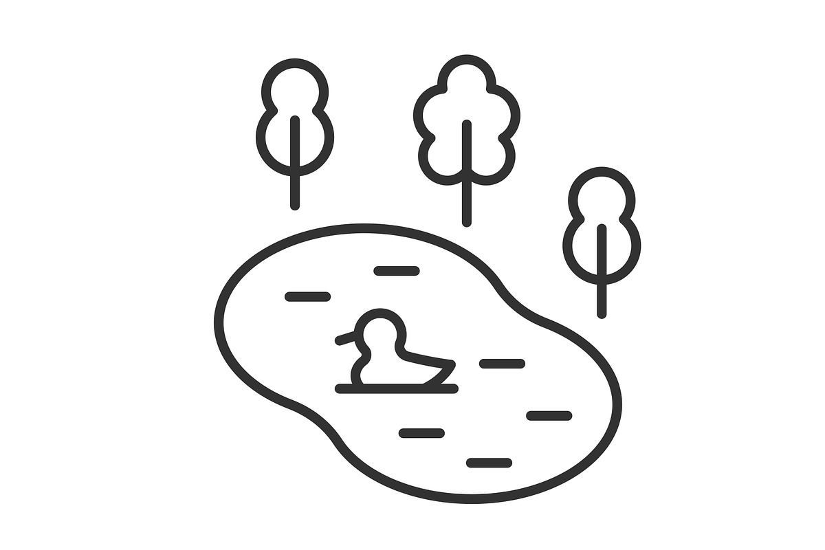 City park line icon set, an Outline Icon by ElineDesign (Photo 3 of 3)