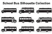 Student Bus Silhouette Pack, an Object Graphic by Creativeshirt (Thumbnail 1 of 3)