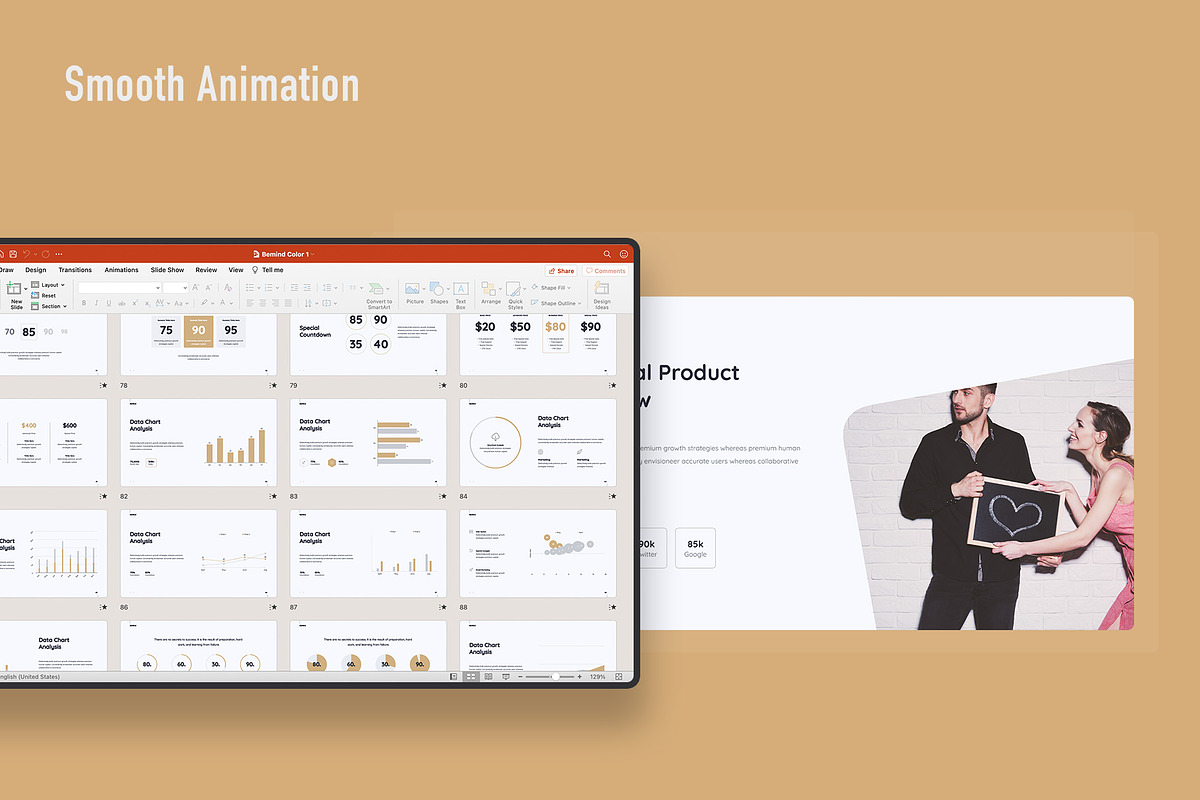 BeMind - Minimal & Creative Template, a Presentation Template by UDEA Store (Photo 7 of 18)