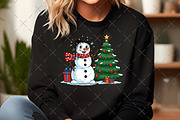 Funny snowman png, Christmas snowman, an Illustration by Craft Nest (Thumbnail 4 of 6)
