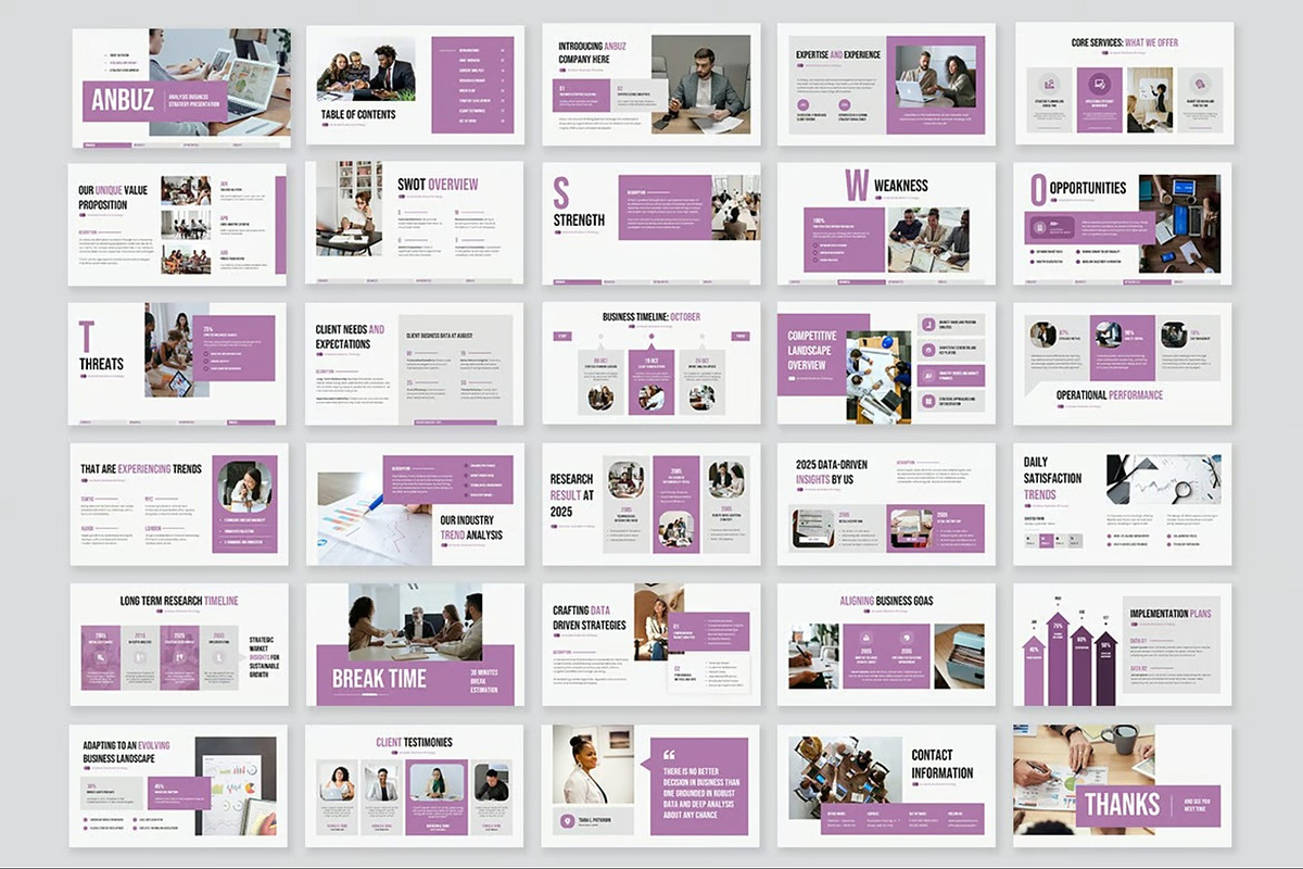 Analysis Business Strategy PPoint, a Presentation Template by Fit-tee (Photo 9 of 10)