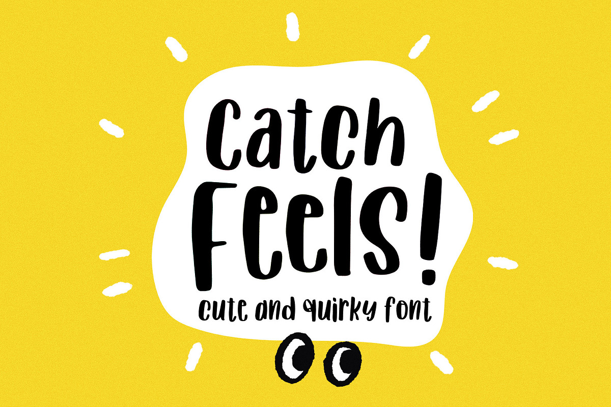 Catch Feels - Lovely and Quirky font, a Font by Paperly Studio (Photo 14 of 14)