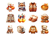 Cozy Fall Autumn Sublimation Bundle, an Illustration by SinaCreation (Thumbnail 3 of 7)