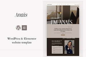 Anais | WordPress, Elementor pro