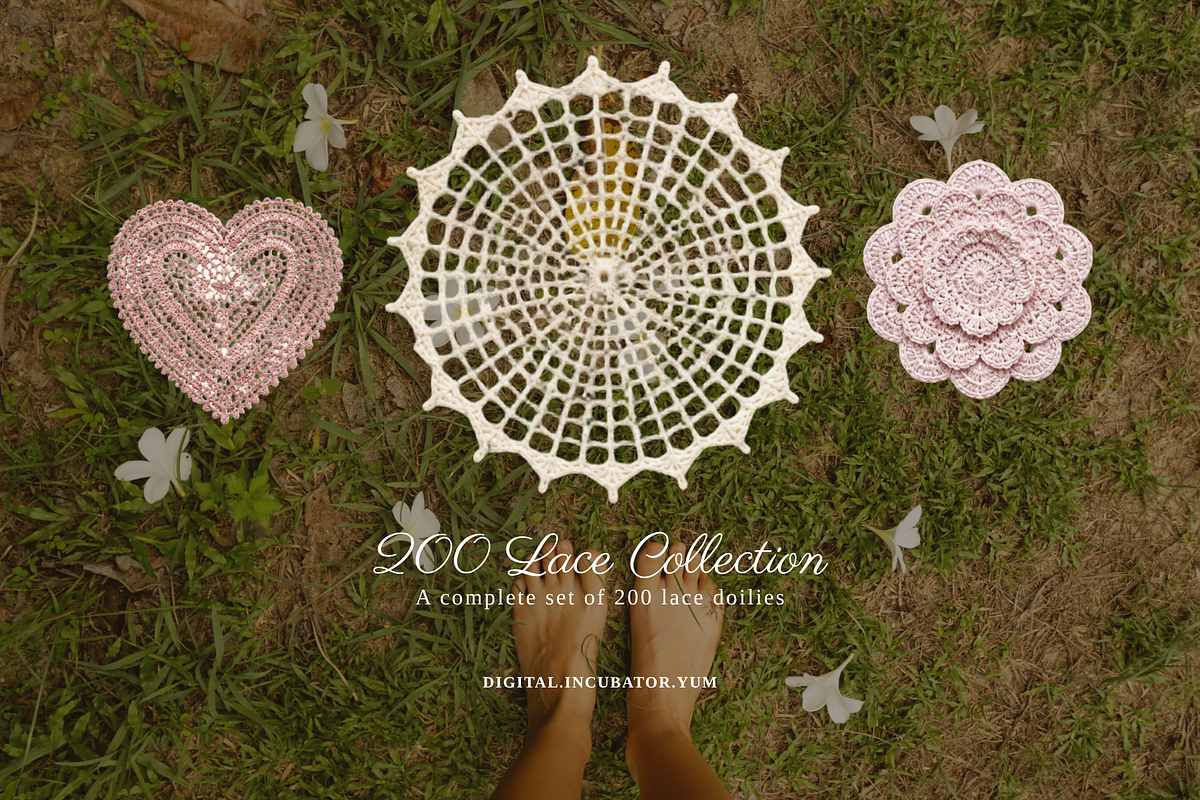 Crochet Collection: 200 Lace Doilies, an Object Graphic by digital.incubator.yum (Photo 2 of 6)