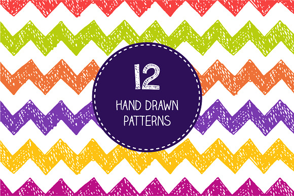 Color Doodle Patterns