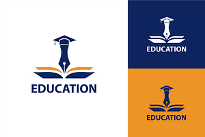 Education Logo Vector Simple, a Branding & Logo Template by zaqilogo