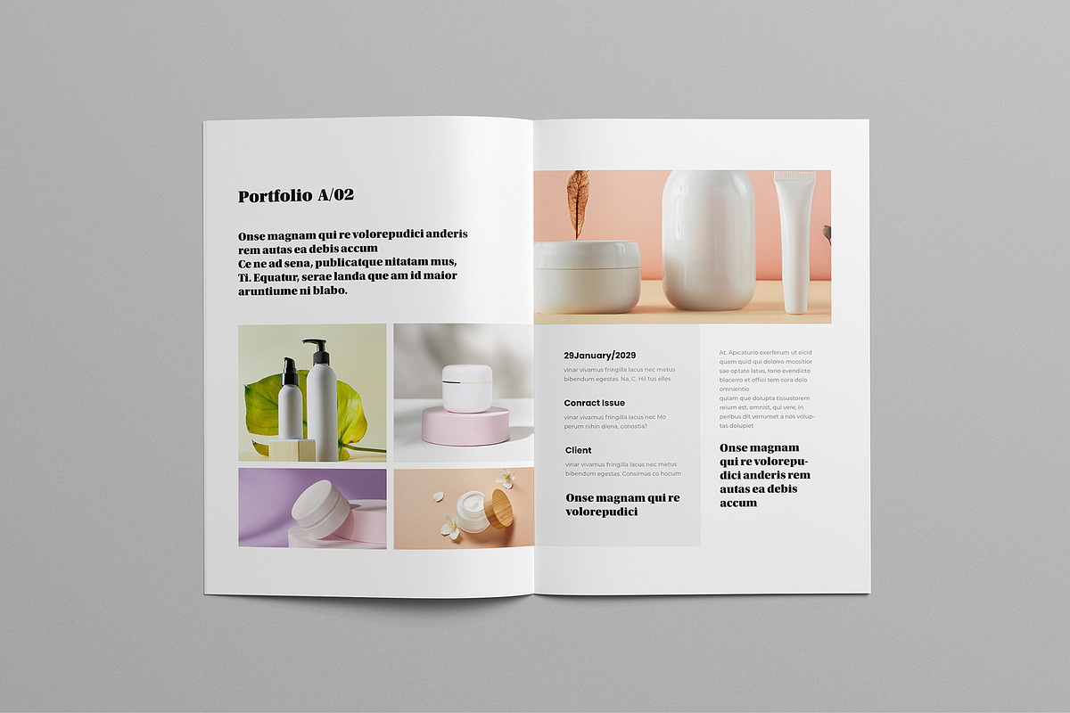 Portfolio Template | Canva & Word, a Brochure Template by HiveArts (Photo 6 of 9)