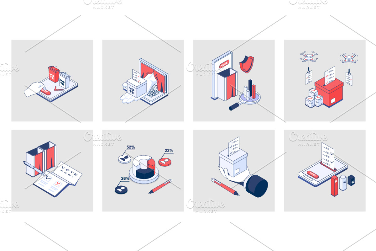 240 Isometric Icons, an Icon by alexdndz (Photo 17 of 31)
