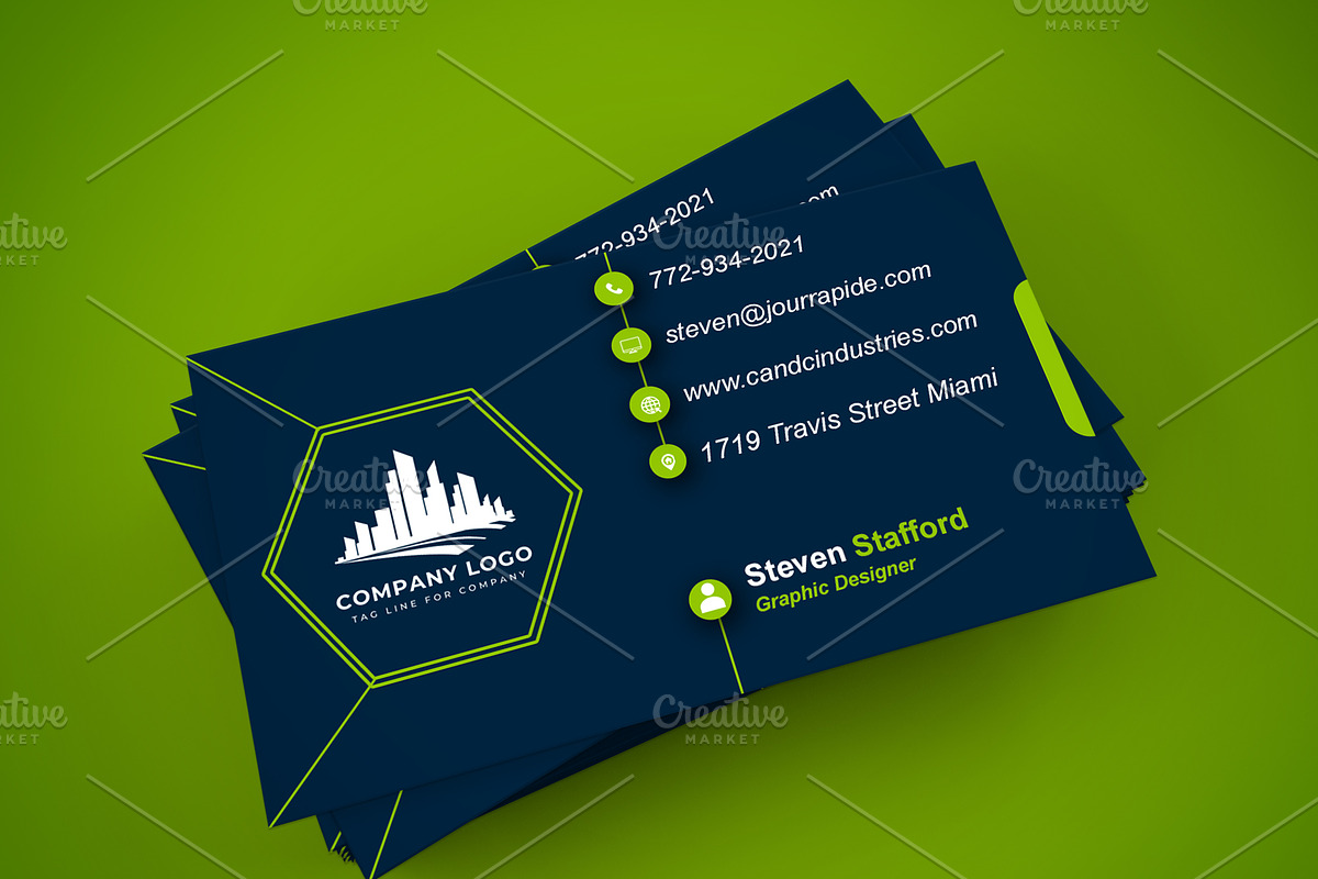 Realty Card PSD preview 3