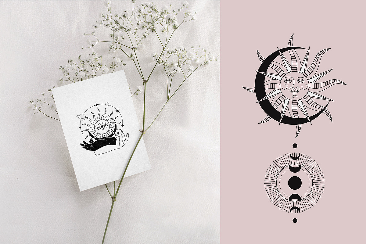 Celestial collection, a Decorative Illustration by Merfin (Photo 3 of 14)