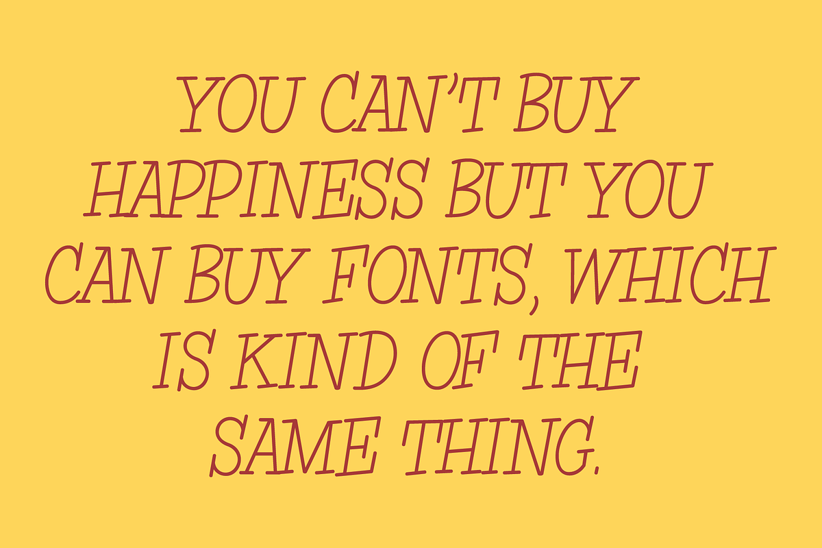 Simple Serif - Hand Lettered Fonts, a Script Font by GG Design (Photo 6 of 16)