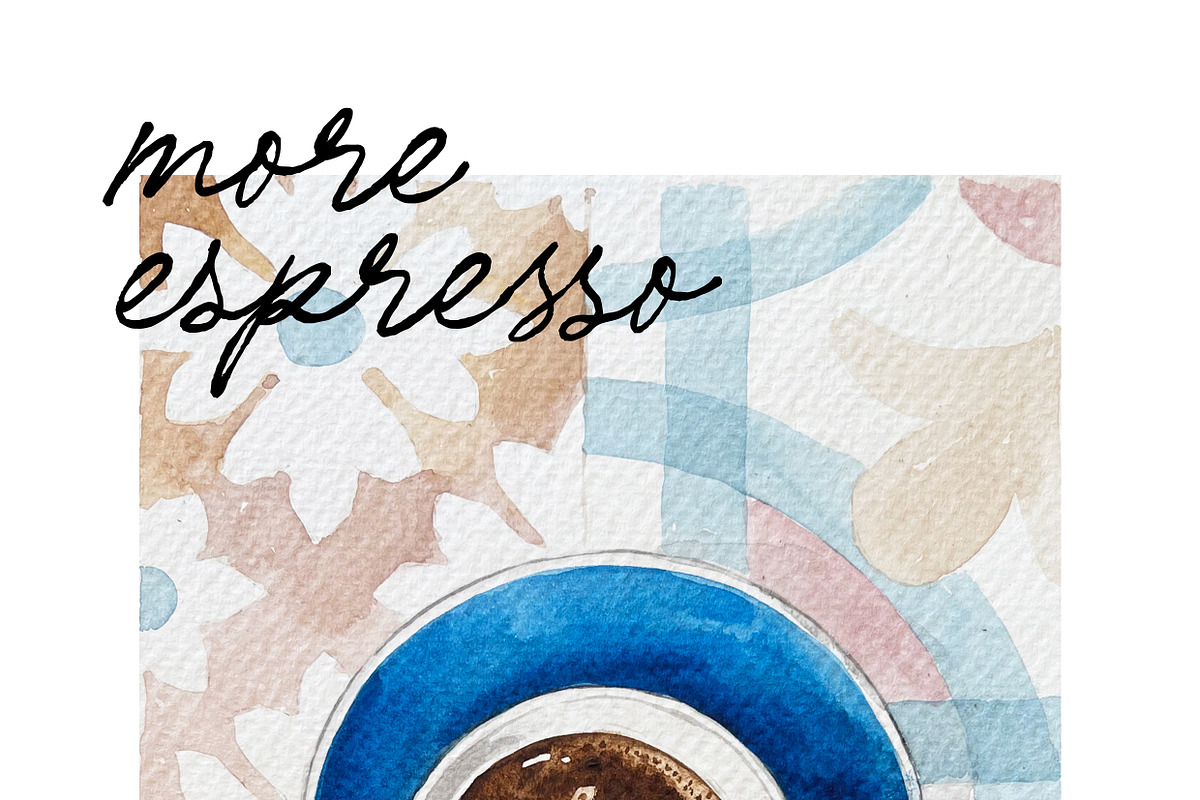 Watercoclor - Coffee, a Decorative Illustration by bylin_illustration (Photo 3 of 3)