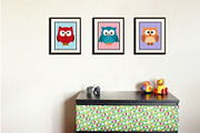 Woodland Owls Clipart and Vectors, an Illustration by GraphicHouse (Thumbnail 4 of 5)