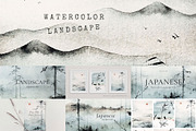 Winter Landscape Bundle, a Background Graphic by by creative paper (Thumbnail 2 of 5)