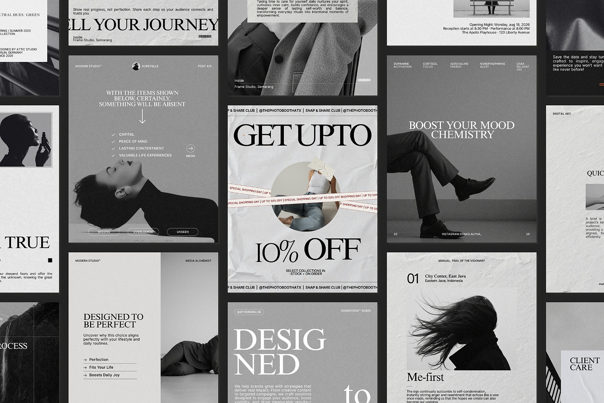 RIVA | Social Media Kit Post Bundle, a Social Media Template by Prapti Design (Photo 2 of 10)