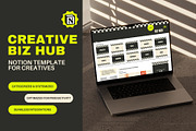 Creative Biz Hub Notion Template, a Templates & Theme by Knotably Creative House (Thumbnail 1 of 6)