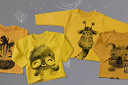 Cute animal faces. Posters, an Animal Illustration by tata_ota (Thumbnail 4 of 8)