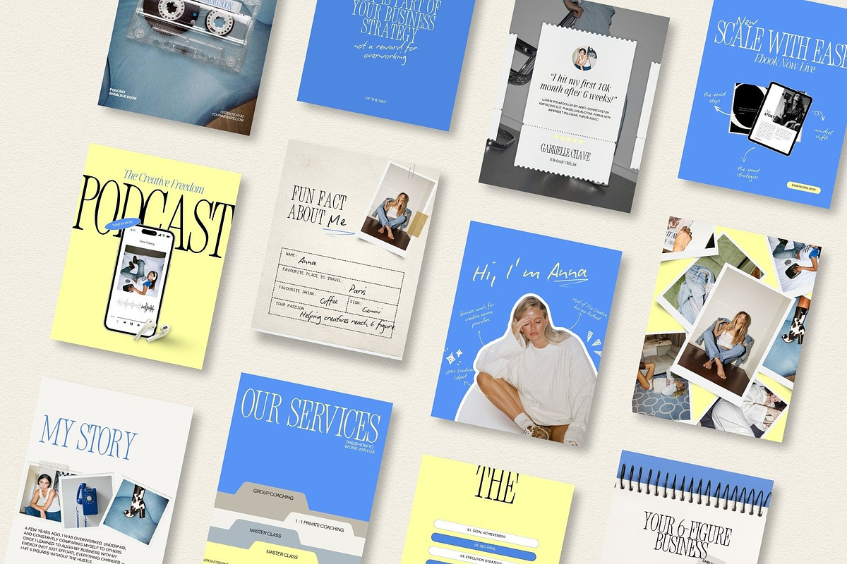 Bold Colorful Instagram Template preview 3