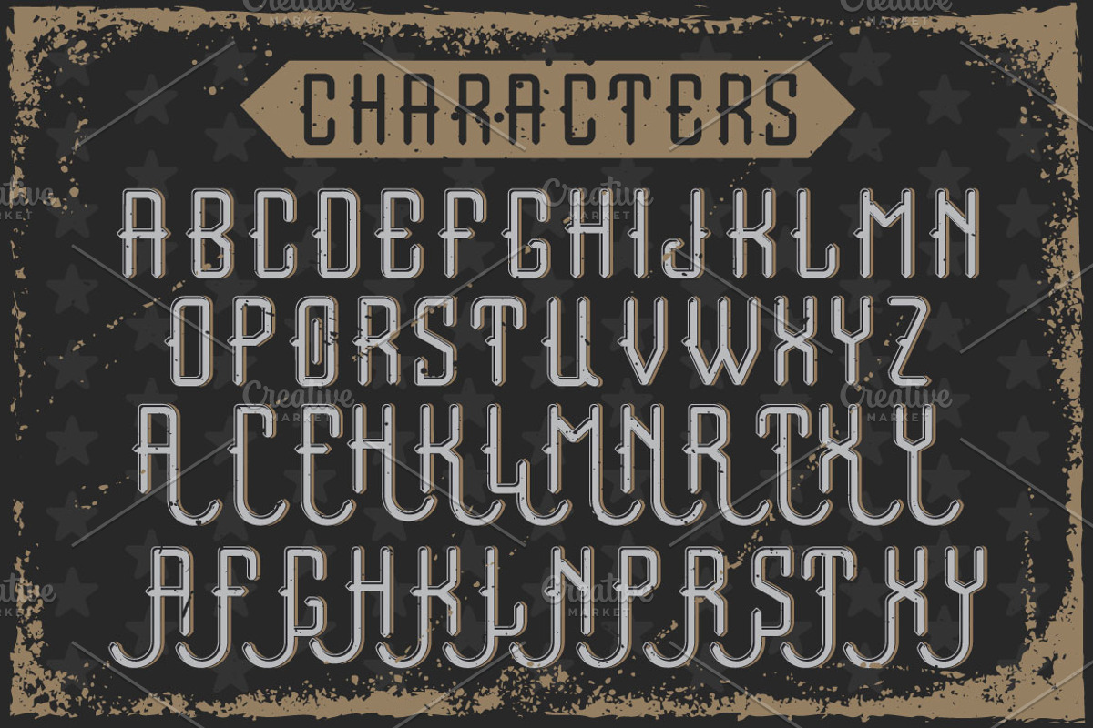 Handcrafted font "Tail" preview 2