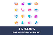 Glass style icons for UX, an Icon by SpaceNymph (Thumbnail 2 of 3)