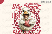 Funny Valentine's Day Goose Png, an Illustration by OK Design (Thumbnail 2 of 6)