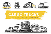 Cargo trucks, a Branding & Logo Template by DOBROGRAPH (Thumbnail 1 of 5)