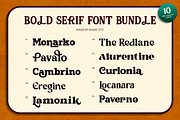 Bold Serif Font Bundle, a Serif Font by Rasio Studio (Thumbnail 2 of 12)