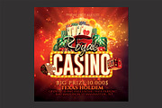 Casino Flyer, a Flyer Template by DSGraphicDesign (Thumbnail 1 of 2)